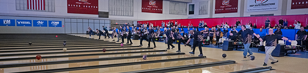 Mass Ball Shot at 2025 USBC Open Championships